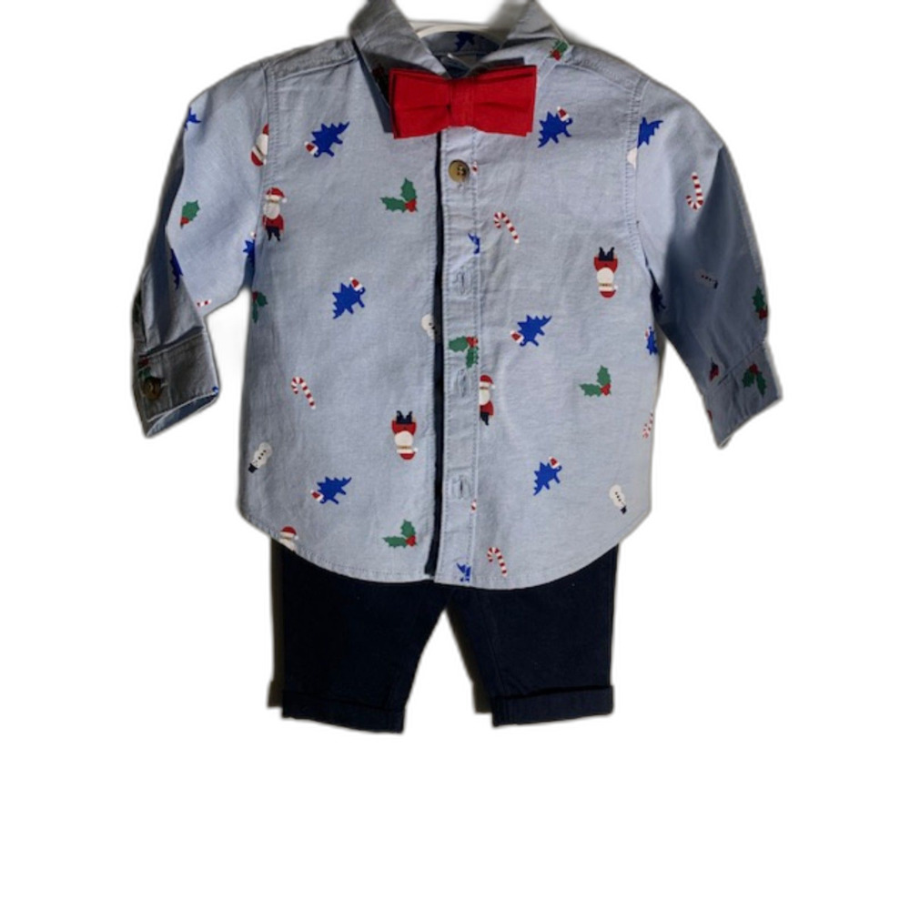 Old Navy Bundle 2 Piece Shirt/Pants & 2 Button Up/Down 0/6 Months